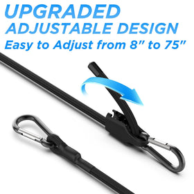 SDTC Tech UV-resistant cross-woven bungee cords withstand sun exposure