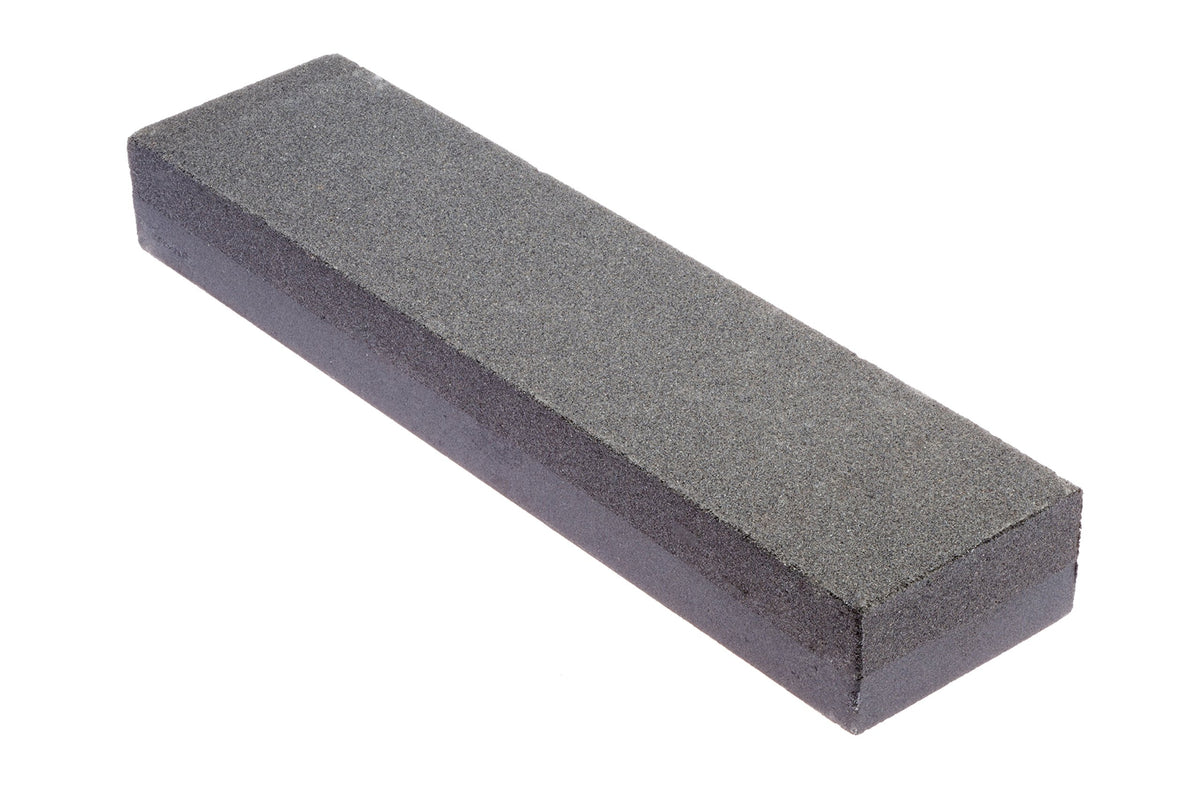 SE SS72BK 8-inch whetstone front view highlights dual grits for sharpening versatility.