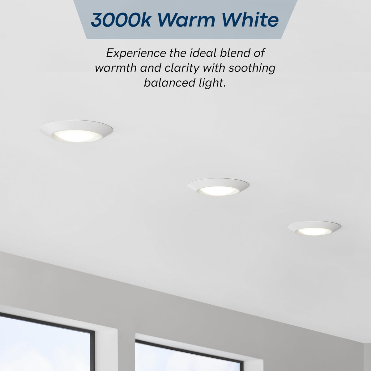 Sea Gull Lighting Traverse Lyte Round 6in wet rated downlight for bathrooms and showers