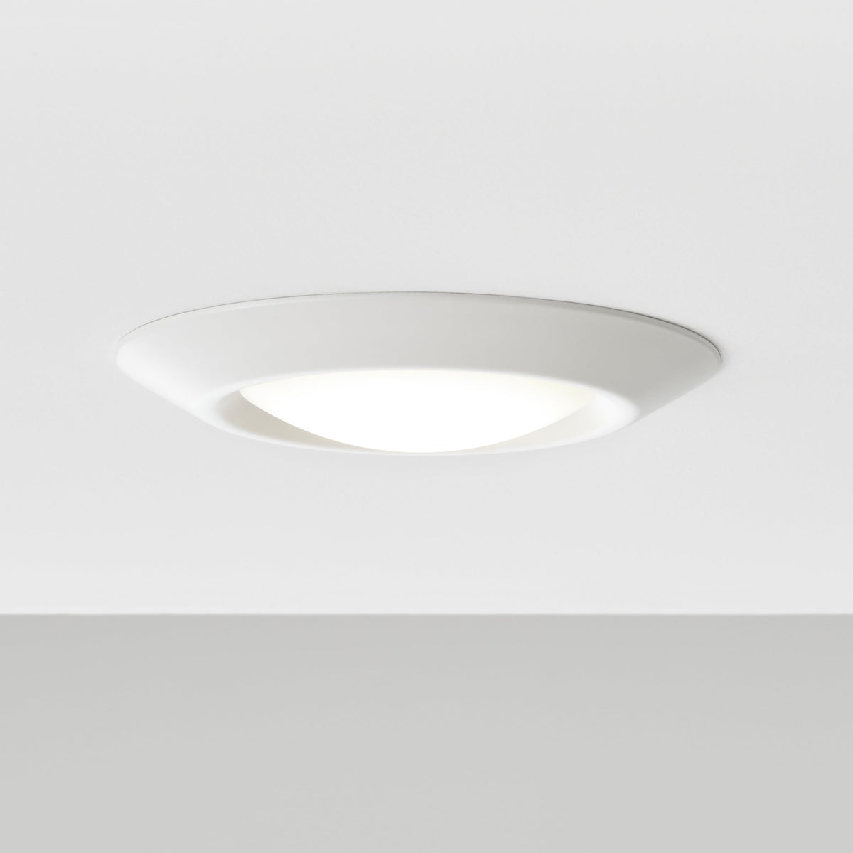 Decorative Traverse Lyte line adds contemporary appeal to ceilings.