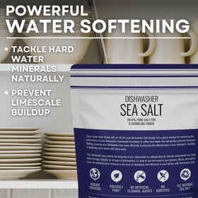 Sea Salt Superstore works with Bosch and Miele dishwashers for better cycles.