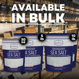 Sea Salt Superstore non-GMO vegan formula supports clean cycles.