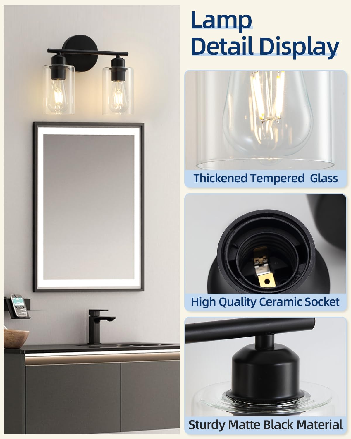 SEABLE suitable for bathroom, bedroom, living room, and hallway ambiance