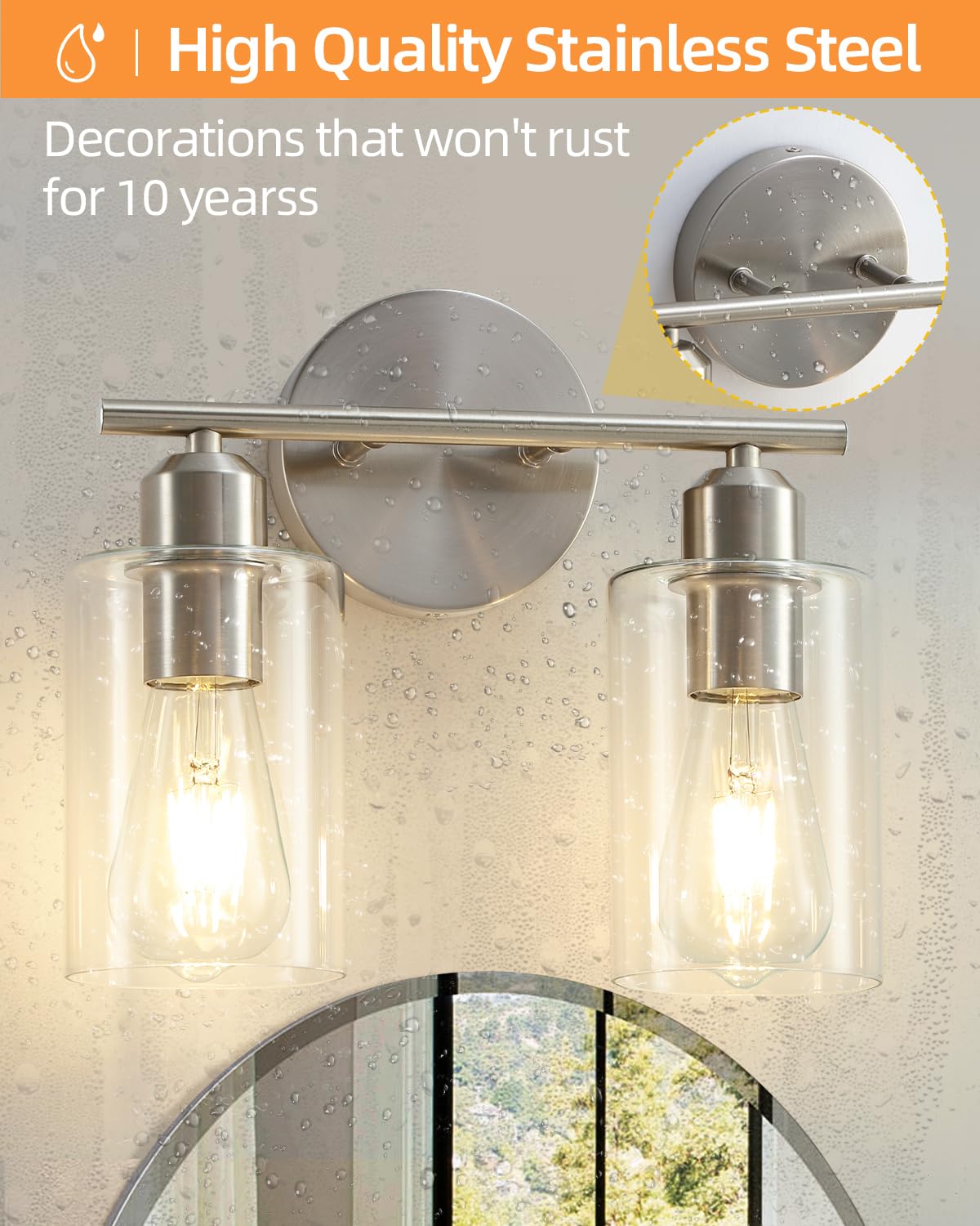 SEABLE reversible mounting shown for up or down installation