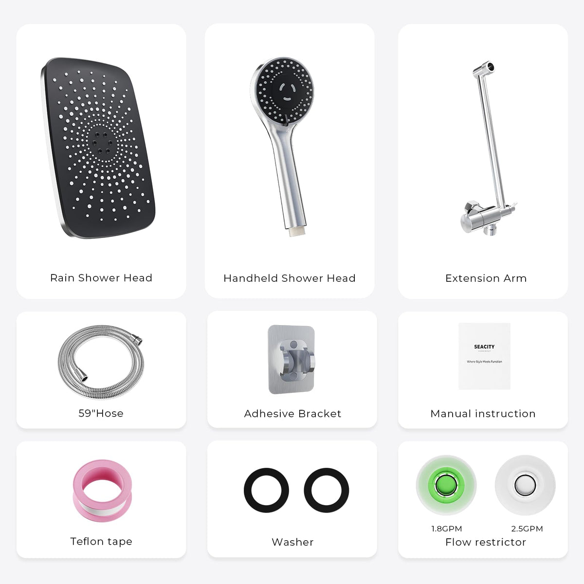 SeaCity chrome bathroom accessory adds style and practical function.