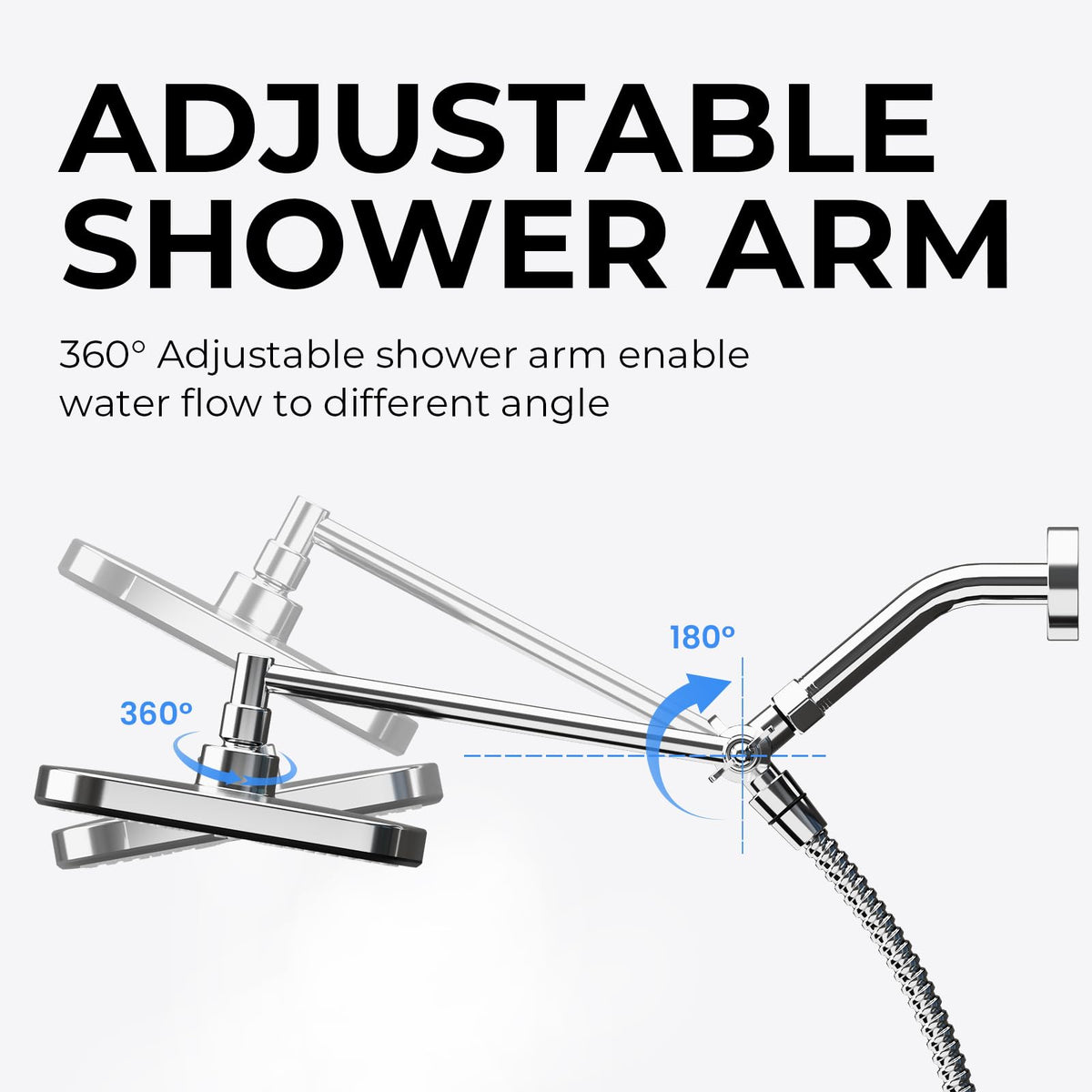 SeaCity dual shower head setup offers versatile rainfall and handheld modes.