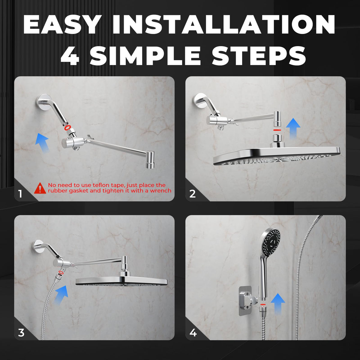 SeaCity standard connection fits most bathrooms for quick upgrades.