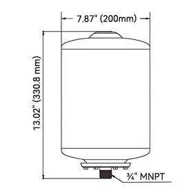 SEAFLO 2 Gallon accumulator ready to integrate into RV, boat, or off-grid systems.