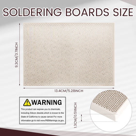 Seajan ceramic soldering block demonstrating heat resistance for high-temperature tasks.