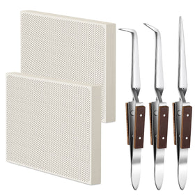 Seajan honeycomb ceramic soldering board designed for desktop use and stable heat distribution.