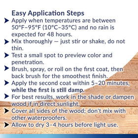 Seal-Once Marine Premium Wood Sealer wood grain treatment demonstrates deep penetration.