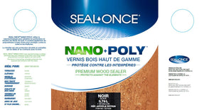 Seal-Once Nano+Poly eco-friendly sealant preserves wood with minimal impact.