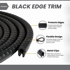 Seal Rubber Edge Trim installation easy no glue demonstrated