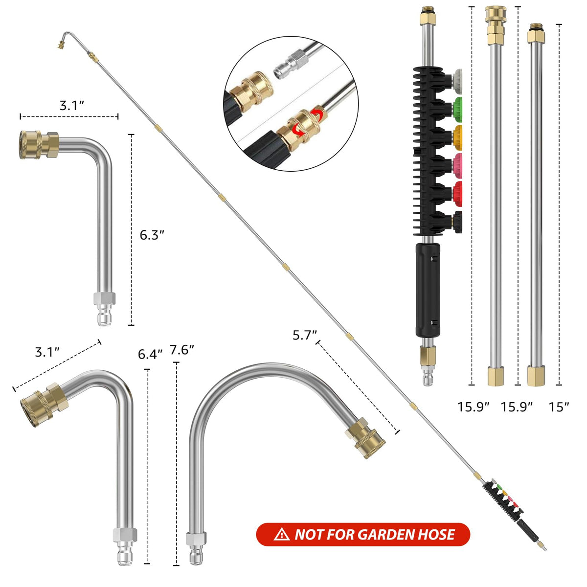 Sealegend extension wand 90-degree tip for hard-to-reach corners.