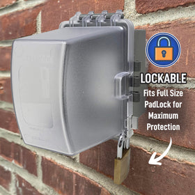 Sealproof supports horizontal or vertical mounting for flexible installation.