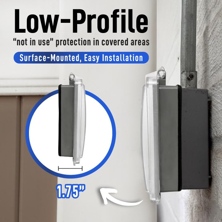 Sealproof horizontal and vertical mounting capability supports flexible exterior layouts.