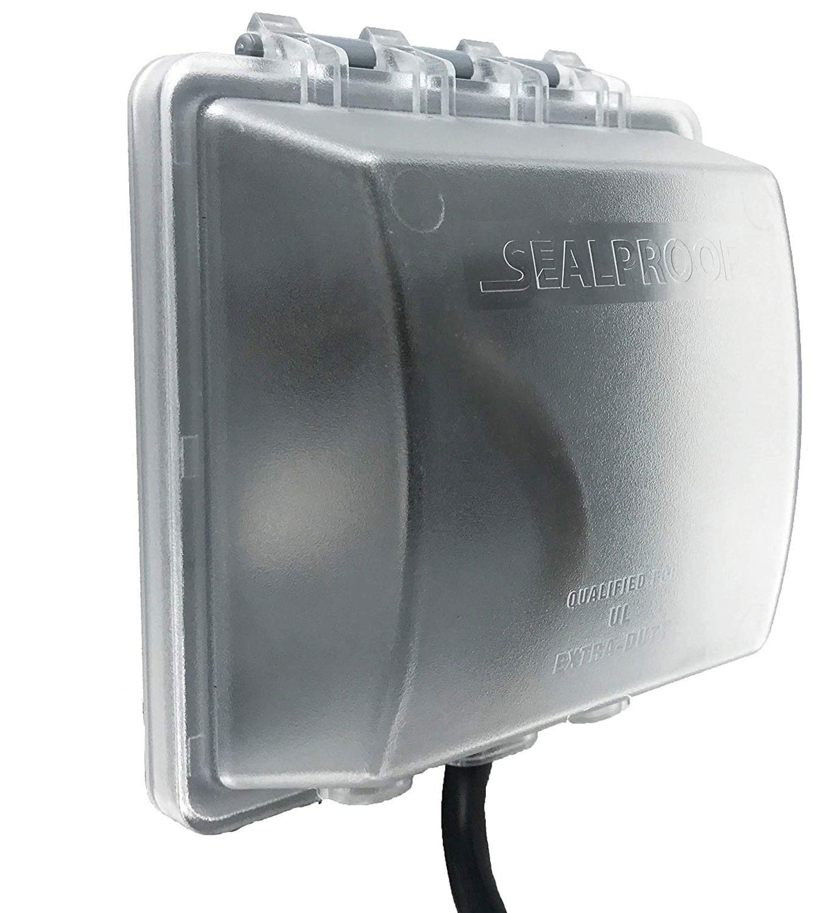 Sealproof outlet box in die-cast aluminum for rugged outdoor settings.