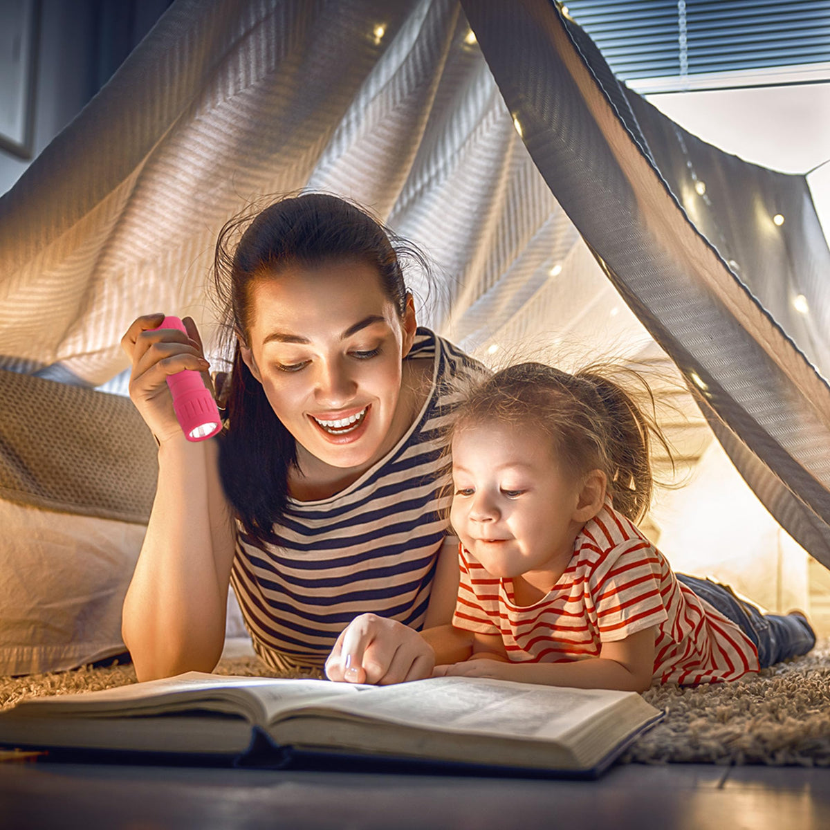 SEAMAGIC flashlights illuminate campsites during night hikes and evenings outdoors.