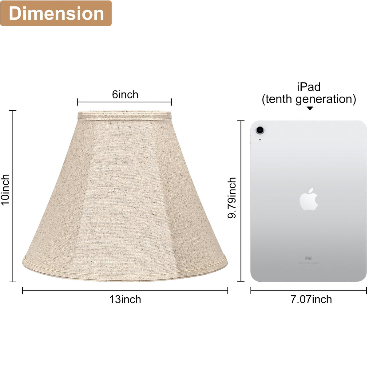 Seaside Village Bell lamp shades assembly in minutes with simple ring snaps.