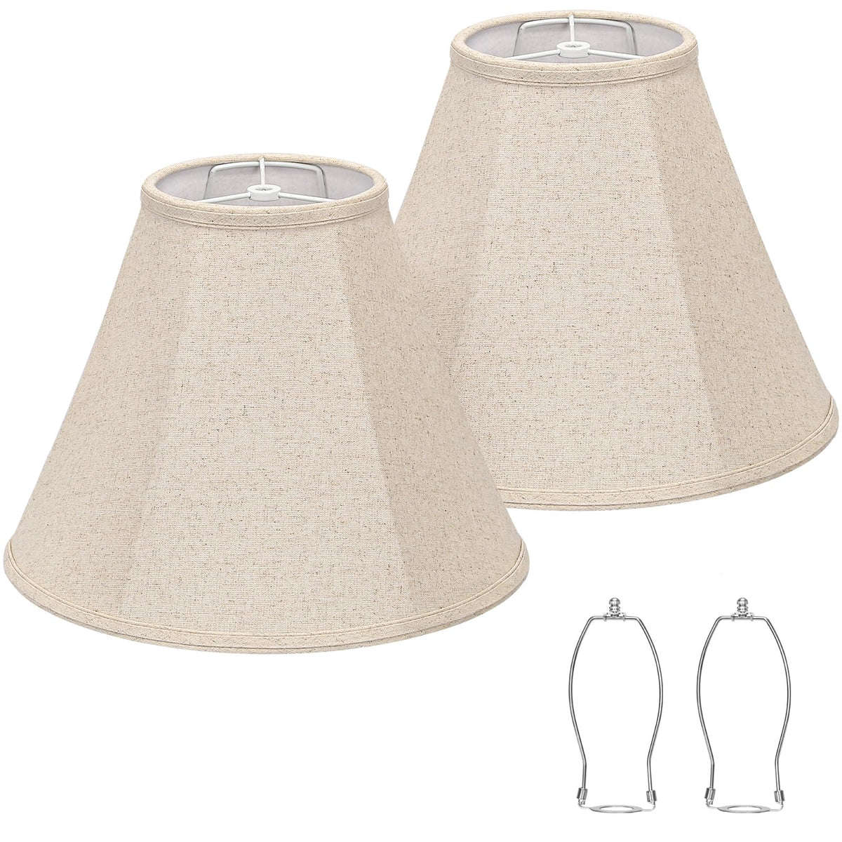 Seaside Village Bell lamp shades flat-pack in box for easy setup and quick upgrade.