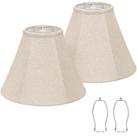 Seaside Village Bell lamp shades flat-pack in box for easy setup and quick upgrade.