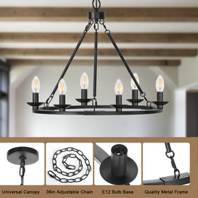 Seaside Village Chandelier for kitchen island lighting with ample brightness.