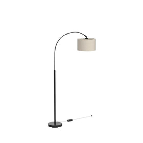 Seaside Village foot-dimmer lamp enables hands-free brightness control.