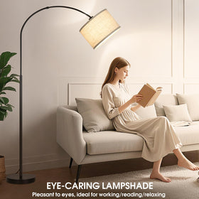 Seaside Village 9W LED bulb included for steady soft-white illumination.