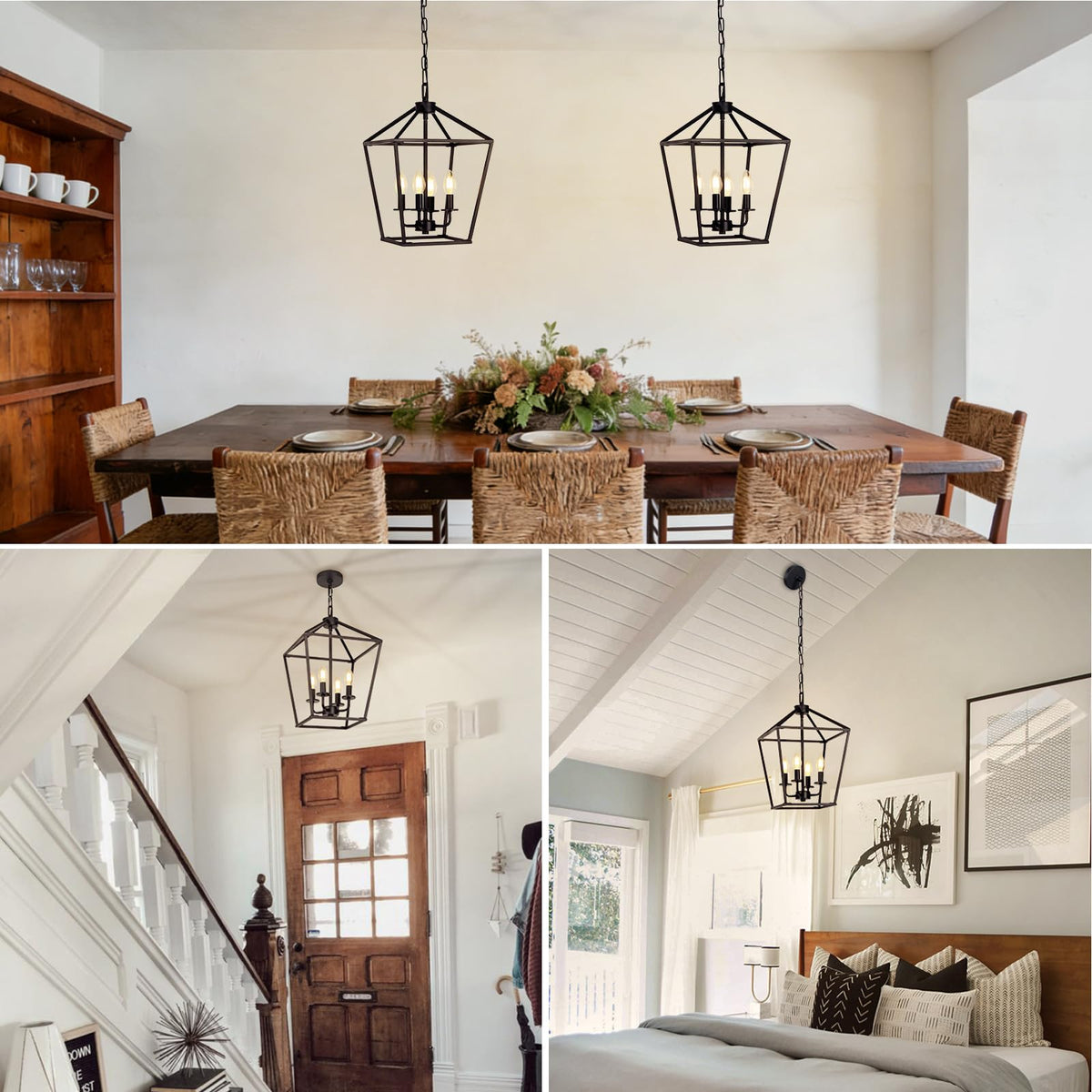 Seaside Village adjustable chain chandelier up to 36 inches for flexible installation