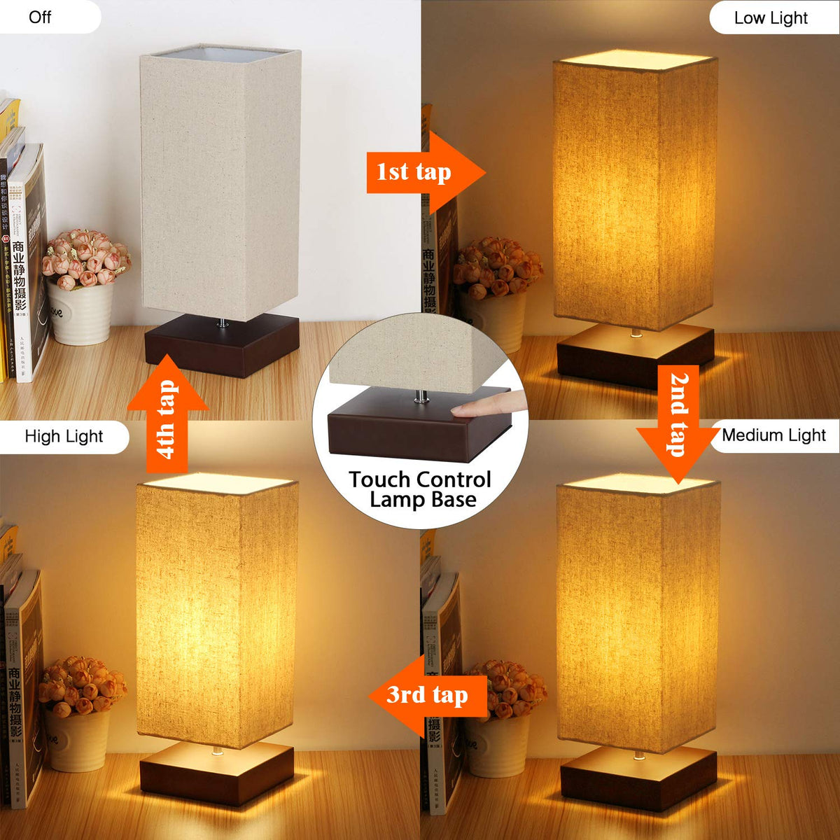 Seaside Village LED bulb included for immediate use and efficiency