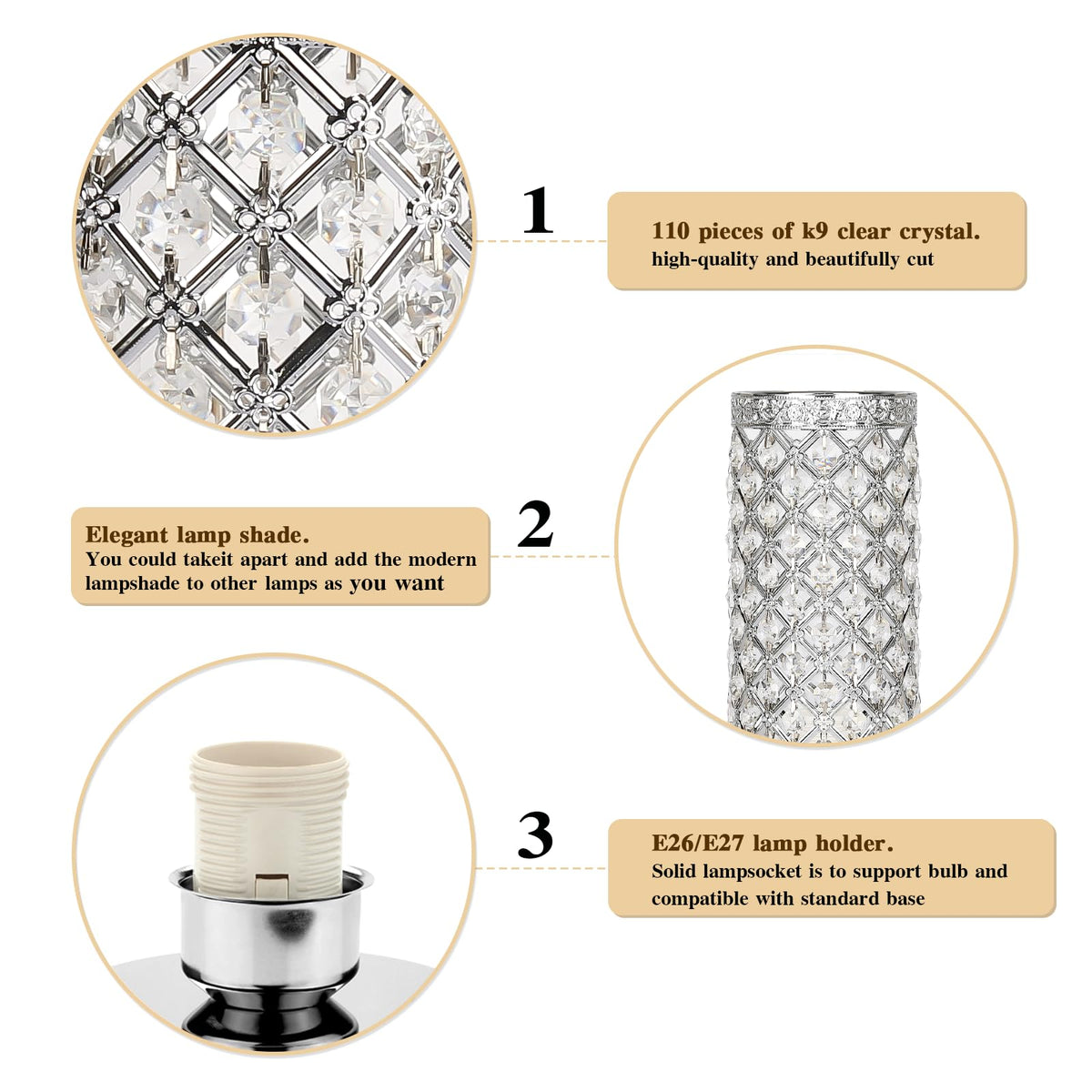 Seaside Village LED included delivers flicker-free, ready-to-use lighting.