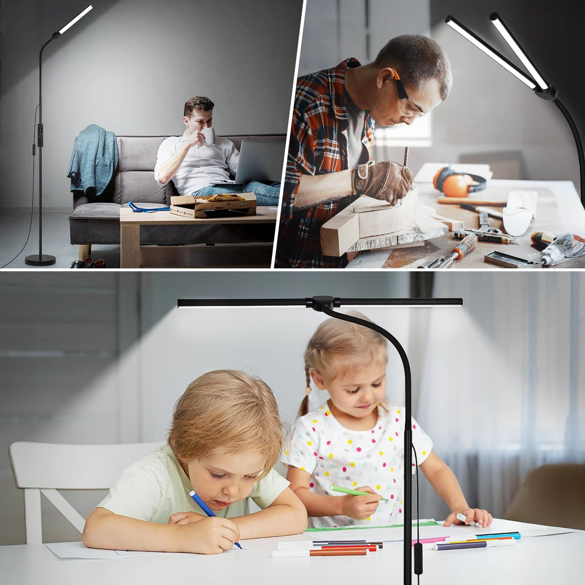 Energy-efficient, eye-caring design for eyelash extensions and crafts