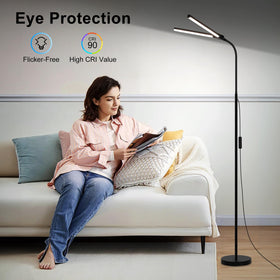 Seaside Village lamp with flexible gooseneck for precise positioning.