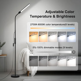 Gooseneck adjustable Seaside Village lamp for precise task lighting