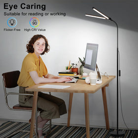Sturdy metal base ensures stability in living rooms and offices
