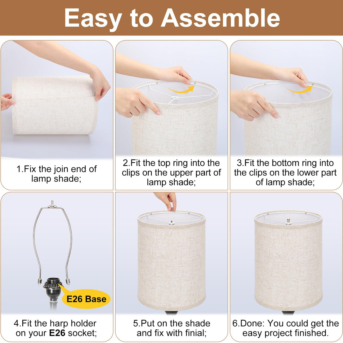 Easy setup in minutes without tools.