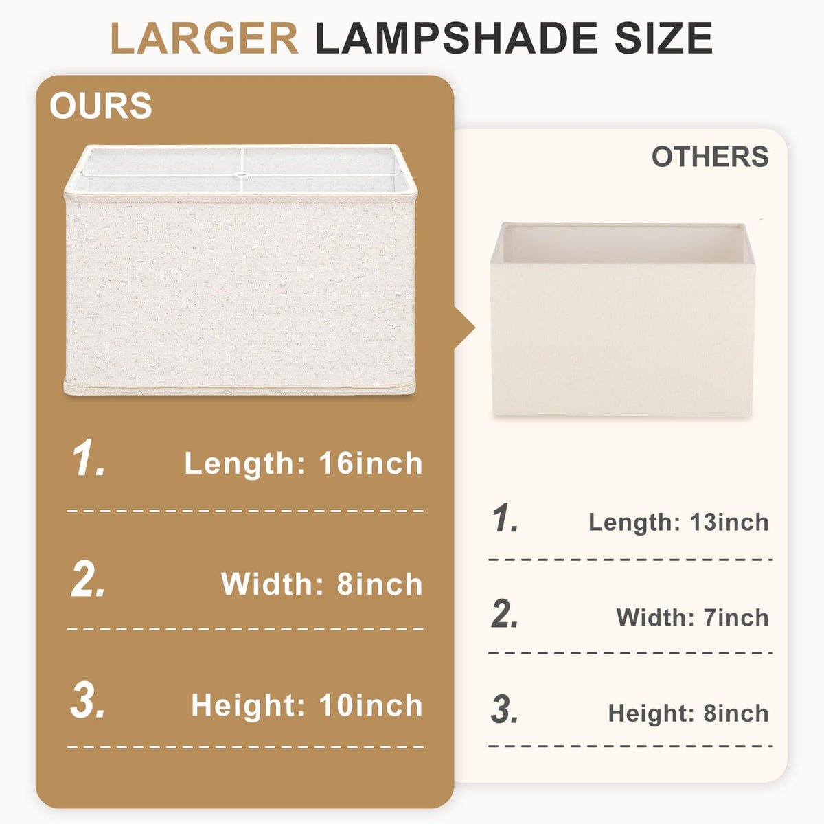 Beige-lit Seaside Village shade on a modern lamp creating soft lighting