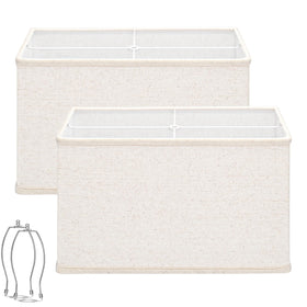 Seaside Village Rectangle Lamp Shades 16x8x10 flat-pack for easy delivery and storage