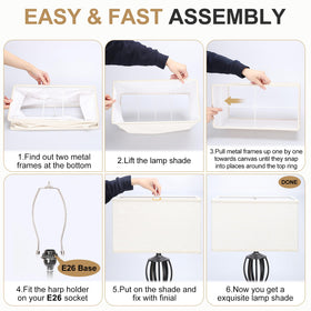 Two-pack Seaside Village shade neatly packed for safe shipping