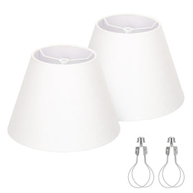 Seaside Village small lamp shades set 2 offer precise sizing for table lamps and soft ambient light.