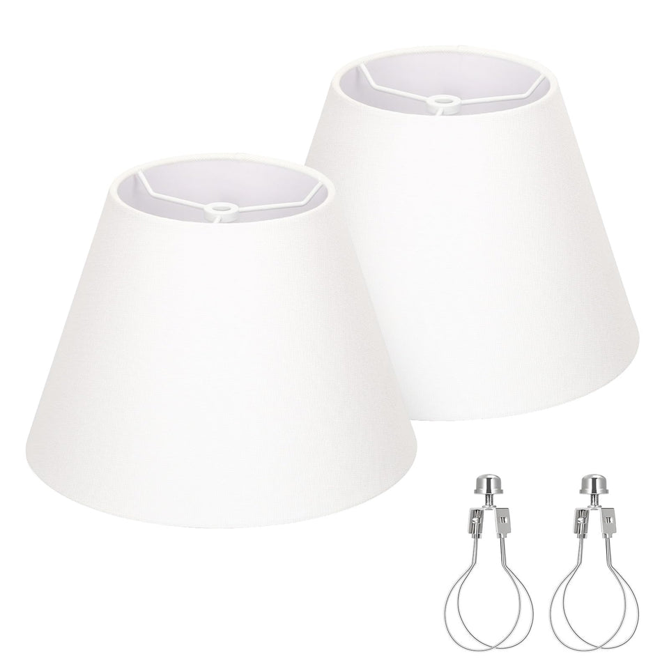 Seaside Village small lamp shades set 2 offer precise sizing for table lamps and soft ambient light.