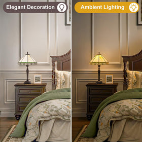 Seaside Village table lamp with rocker switch offers easy operation