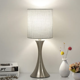 Seaside Village three-way dimmable lamp base with sturdy metal base for stable bedside lighting