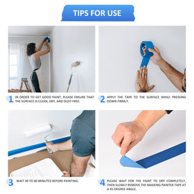 SEBETOW professional-grade tape enables precise edging and masking.