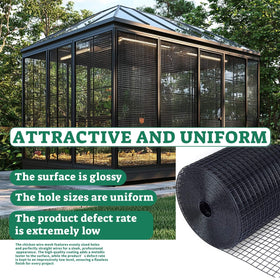 SEBOSS chicken coop fencing application in a run demonstrates versatility