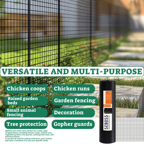 SEBOSS uniform openings and smooth coating create a tidy garden fence