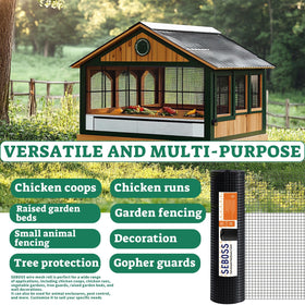 SEBOSS mesh protecting vegetables and garden beds