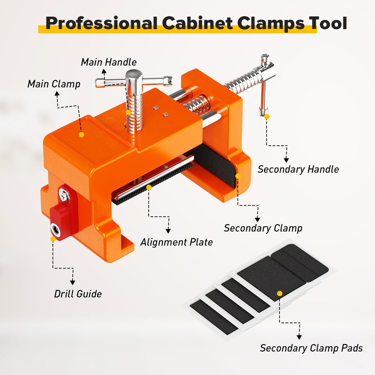 Sebupar clamps alignment plate demonstrates precise front-to-back alignment