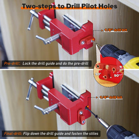Sebupar clamps come with felt pads to prevent marks on cabinet surfaces