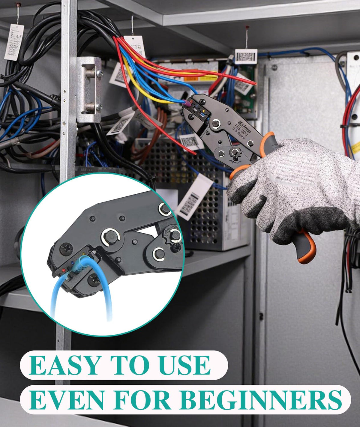 SecKrew yellow AWG 12-10 connectors for heavier automotive and marine cables
